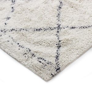 Tapis berbere en coton 190x290 - Losange