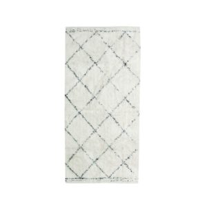 Tapis berbere en coton 80x180 - Losange