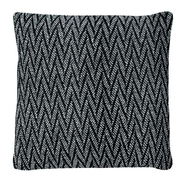 Coussin 40x40 Chevron - Noir & Blanc