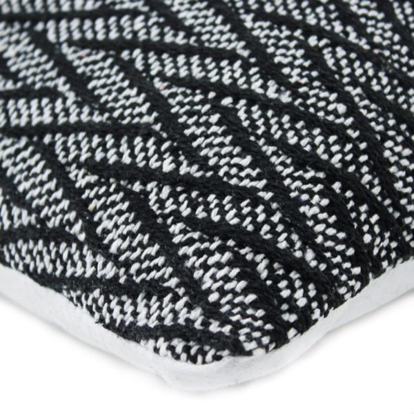 Coussin 40x40 Chevron - Noir & Blanc – Image 2