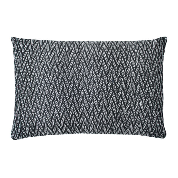 Coussin 60x40 Chevron - Noir & Blanc