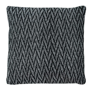 Coussin 70x70 Chevron - Noir & Blanc
