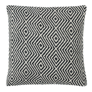 Coussin 40x40 Ikat - Noir