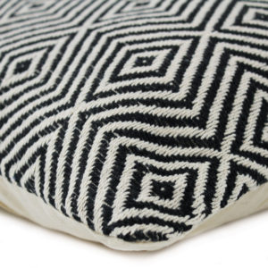 Coussin 40x40 Ikat - Noir