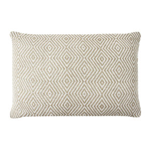 Coussin 60x40 Ikat - Beige