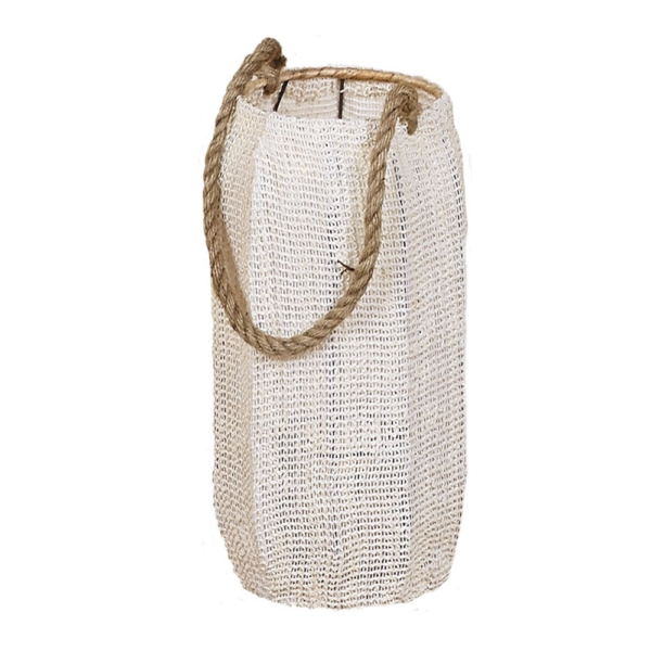 Lanterne en crochet - Ecru