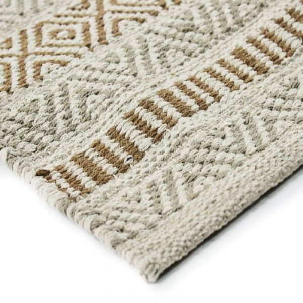 Tapis en coton - Ecru & Beige – Image 2