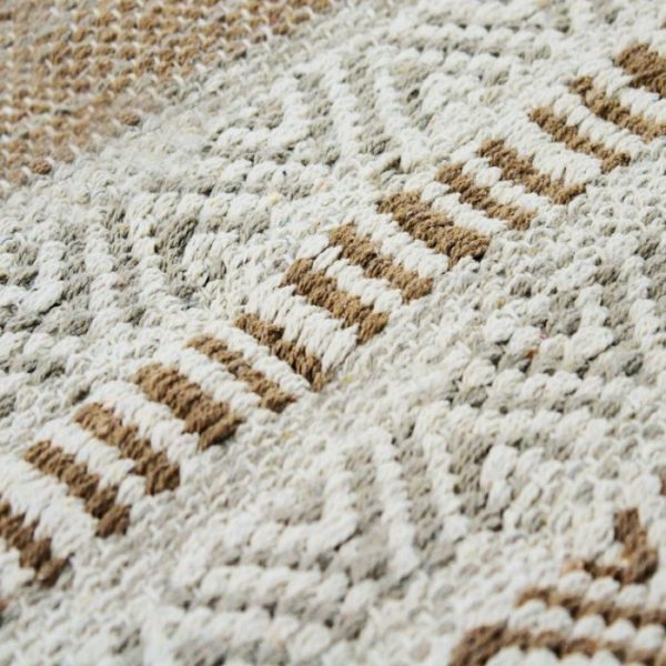 Tapis en coton - Ecru & Beige – Image 3