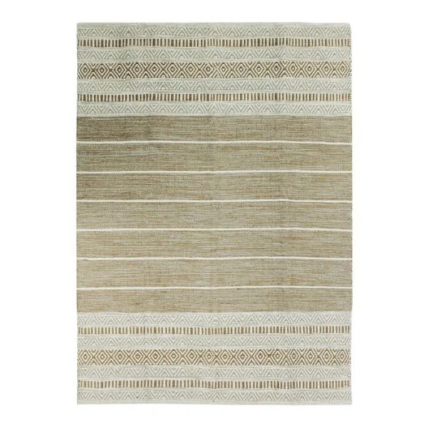 Tapis en coton - Ecru & Beige