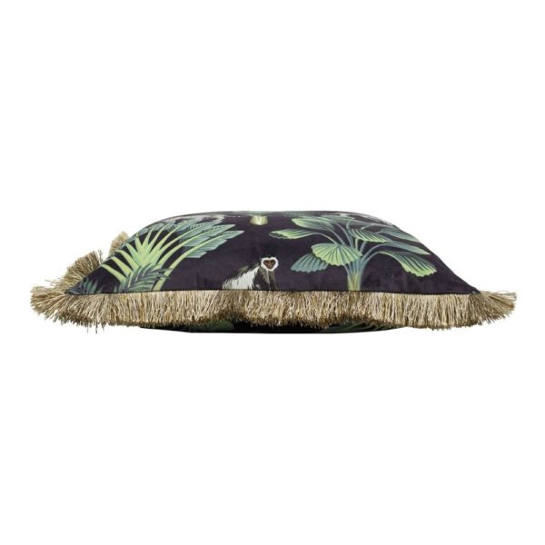 Coussin Jungle 45x45 - Noir – Image 2
