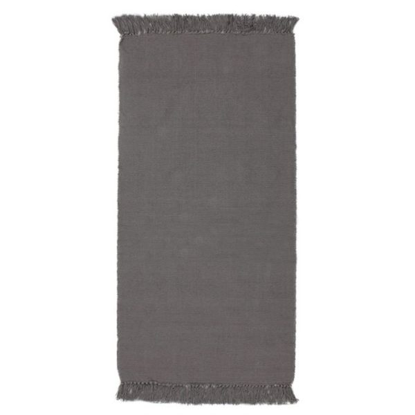 Tapis coton 60x120 - Gris