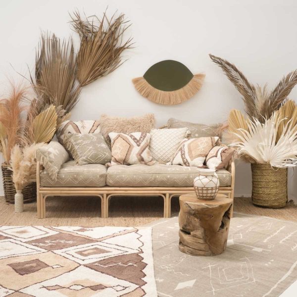 Tapis en coton 90x150 - Kaki – Image 4