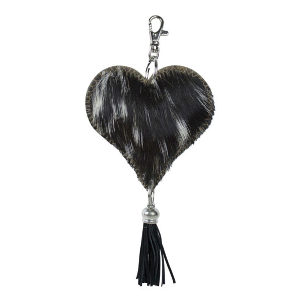 Porte-clé coeur - Noir