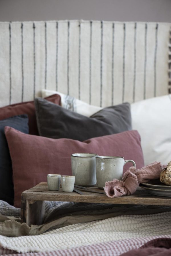 Set de 4 serviettes de table en coton - Terracotta – Image 3