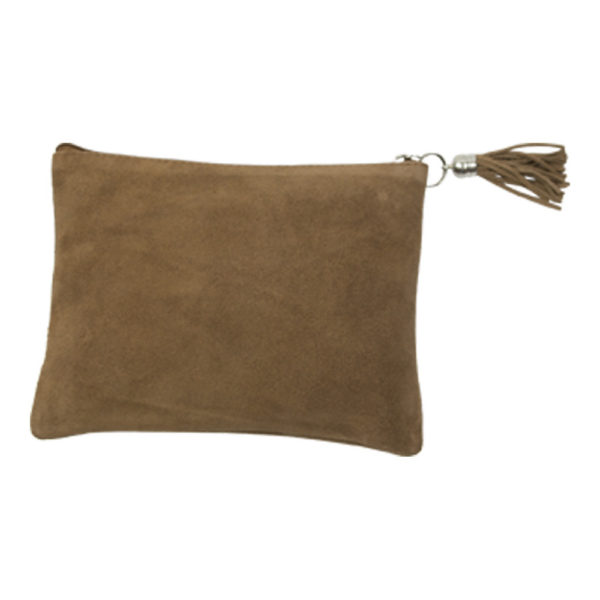Pochette en cuir brun - Taureau marron – Image 2