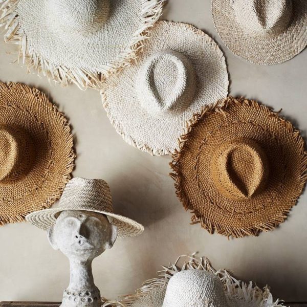 Chapeau en paille - Marron – Image 2