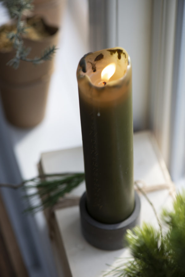 Bougie calendrier de l'avent - Vert – Image 3