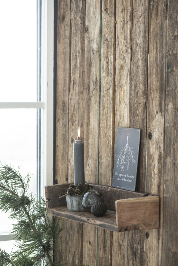 Etagère murale en bois recyclé – Image 4