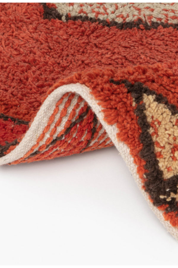 Tapis berbere en coton - Rouge – Image 2