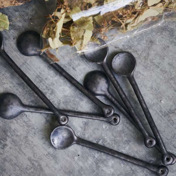 Cuillère en grès - Noir – Image 2