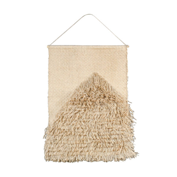 Tenture murale en jute - Ecru