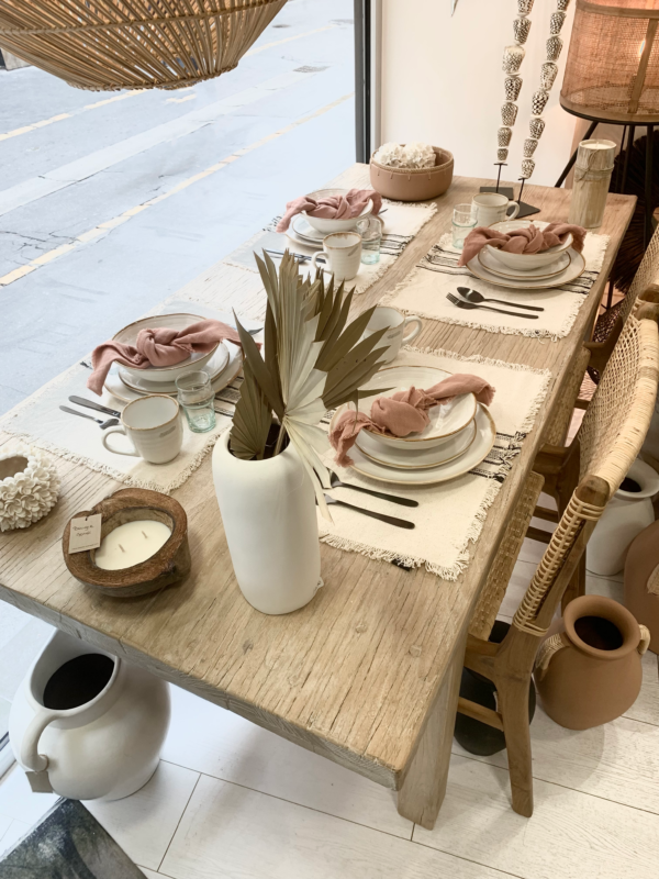 Table de repas en orme - 180 cm – Image 3