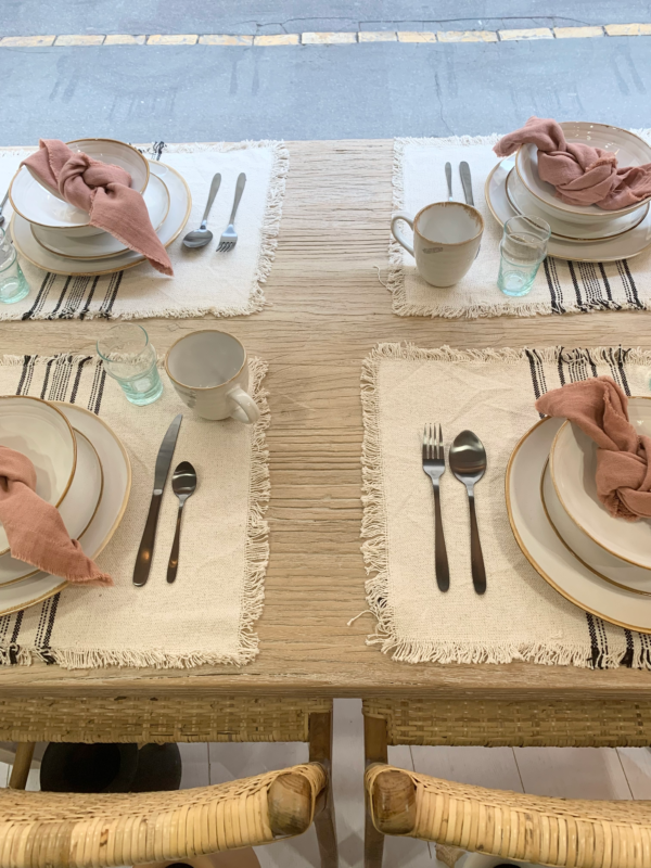 Table de repas en orme - 240 cm – Image 4