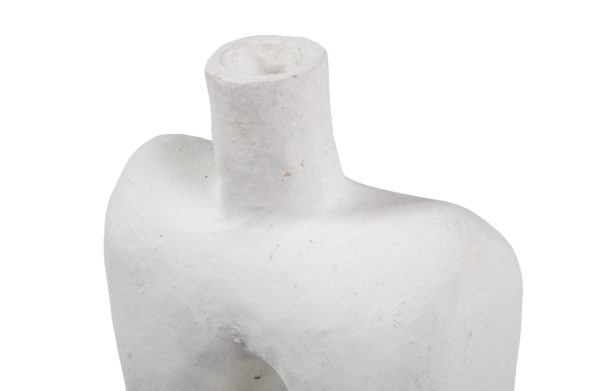 Vase en papier maché - Blanc – Image 3