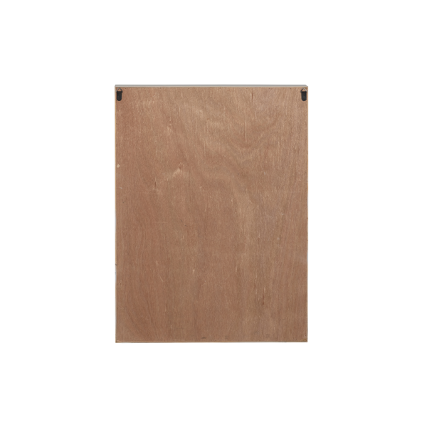 Etagère murale 8 niches en bois - Blanc grisé – Image 3