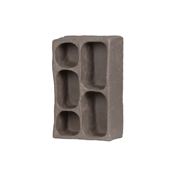 Etagère murale en papier maché - Brun