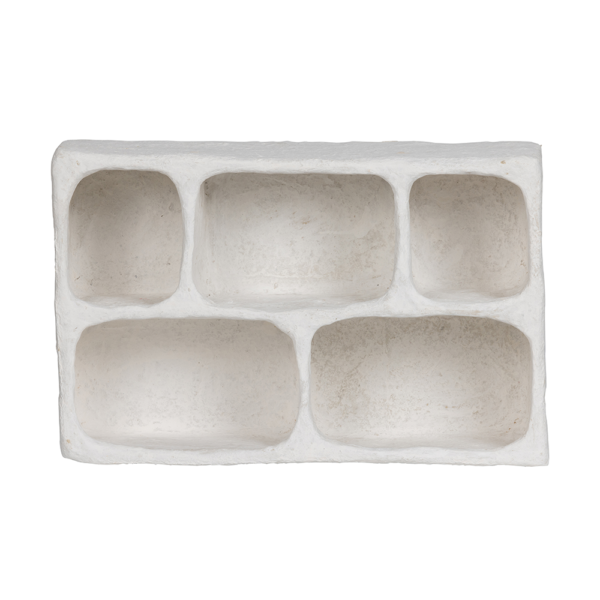 Etagère murale en papier maché - Blanc – Image 3