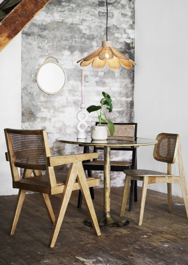 Bougeoir en céramique - Beige – Image 3