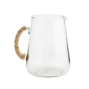 Pichet en verre et bambou - 3L