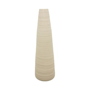 Vase en terre cuite 84cm - Blanc