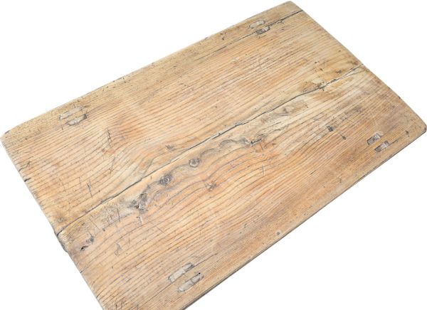 Petite table basse en orme brut – Image 3