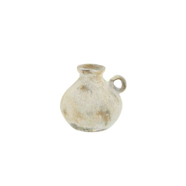 Vase en terre cuite - Beige