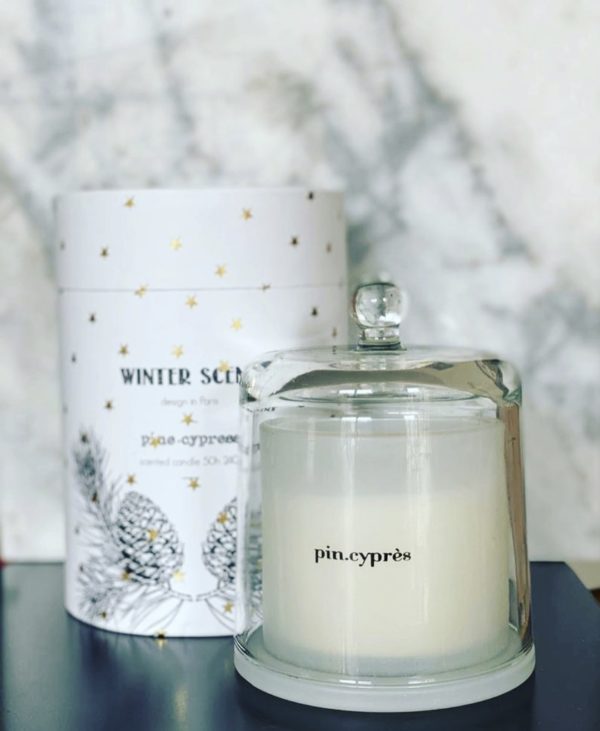 Bougie parfumée sous cloche - Pin Cyprès – Image 3