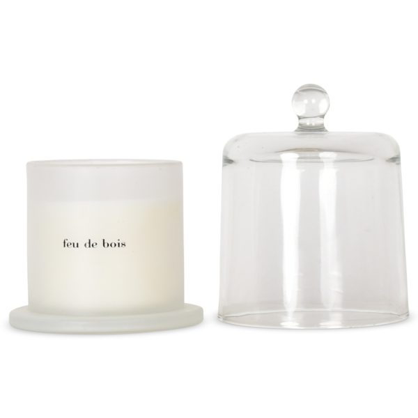 Bougie parfumée sous cloche - Feu de bois – Image 2