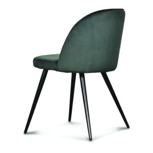 Chaise en velours - Vert menthe