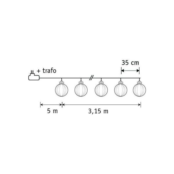 Guirlande lumineuse ampoule à LED – Image 5