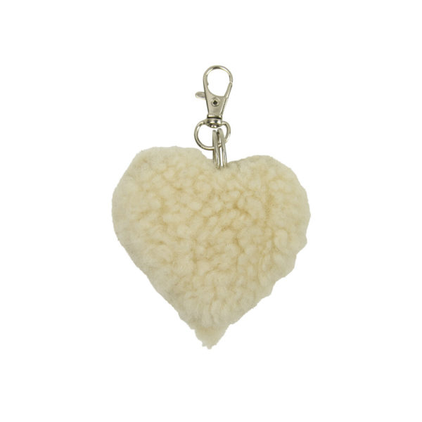 Porte-clé coeur - Mouton blanc – Image 2