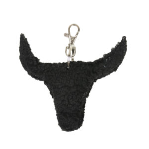 Porte-clé taureau - Mouton noir