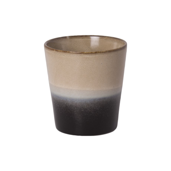 Mug en céramique - Noir et Naturel