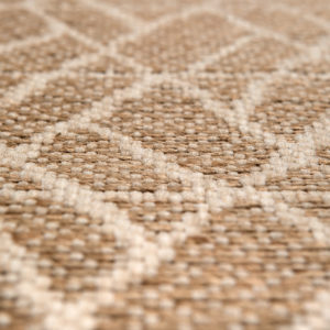 Tapis intérieur et extérieur naturel et beige