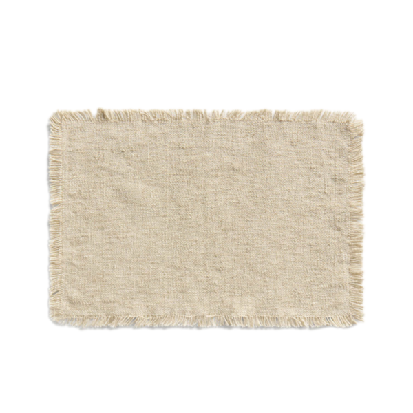 Set de table en coton beige