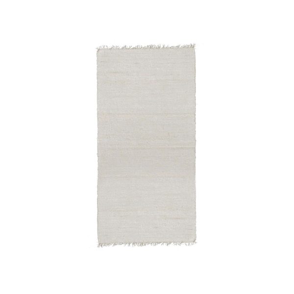 Tapis en coton 70x140 blanc