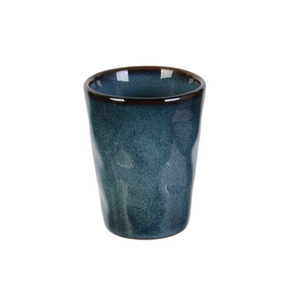 Tasse à café expresso en céramique bleu