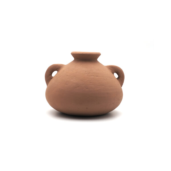 Vase en terre cuite terracotta mat