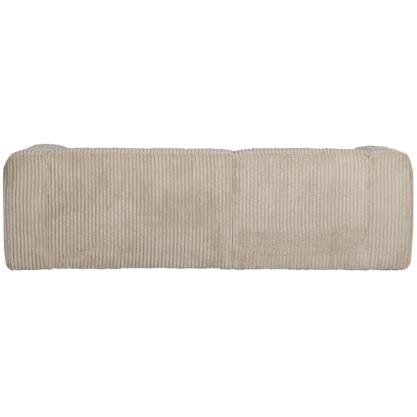 Canapé d'angle velours cotelé - Naturel – Image 8