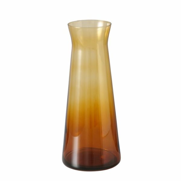 Carafe en verre ambré